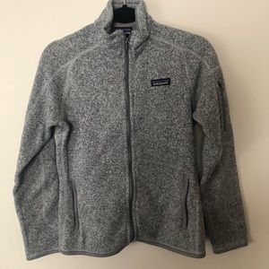 Patagonia grey zip up